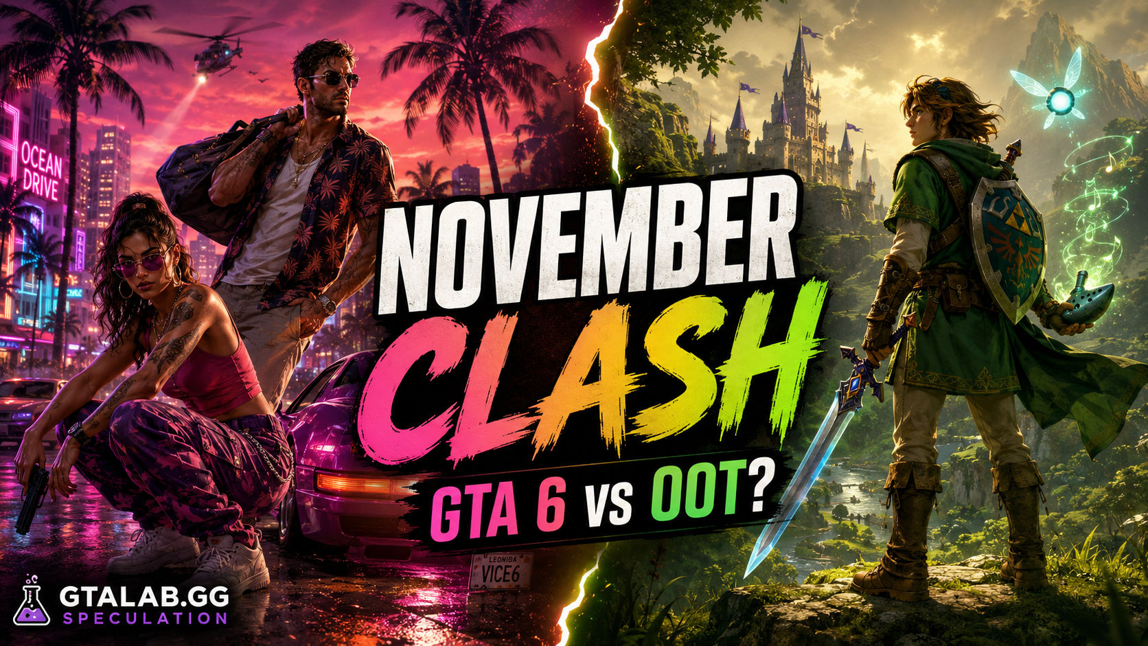 GTA 6 vs Zelda Ocarina of Time Remake: November 2026's Biggest Release ...