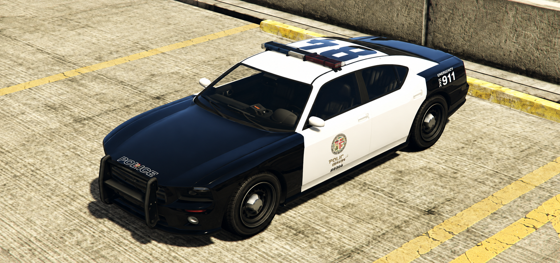 Police Cruiser (Buffalo) - Emergency image 2 of 8 in GTA 6