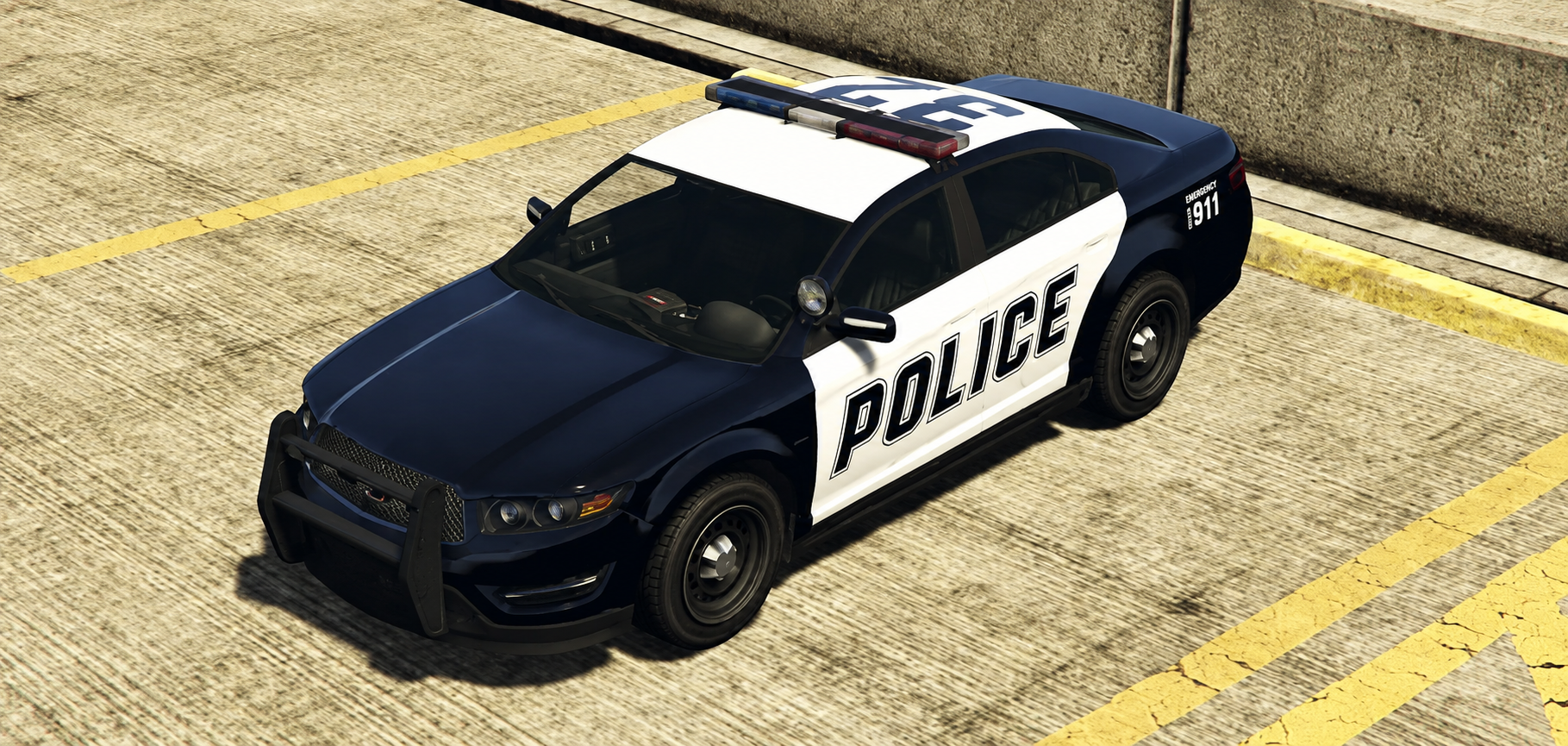 Police Cruiser (Buffalo) - Emergency image 3 of 8 in GTA 6
