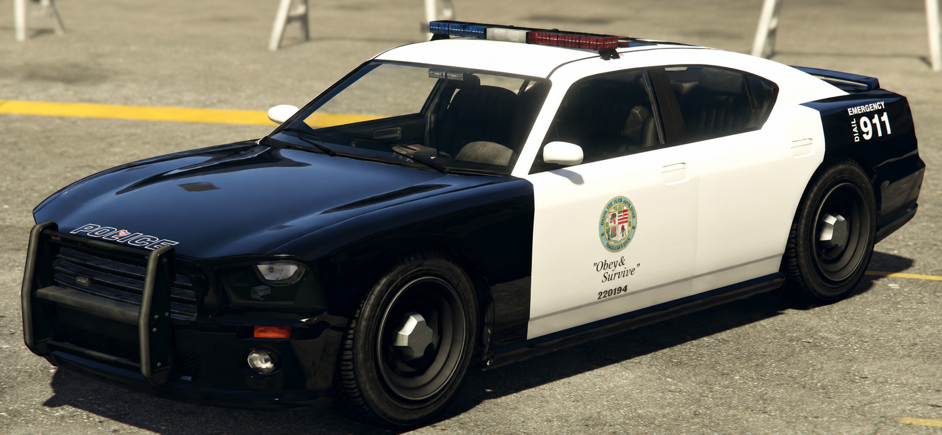 Police Cruiser (Buffalo) - Emergency image 5 of 8 in GTA 6