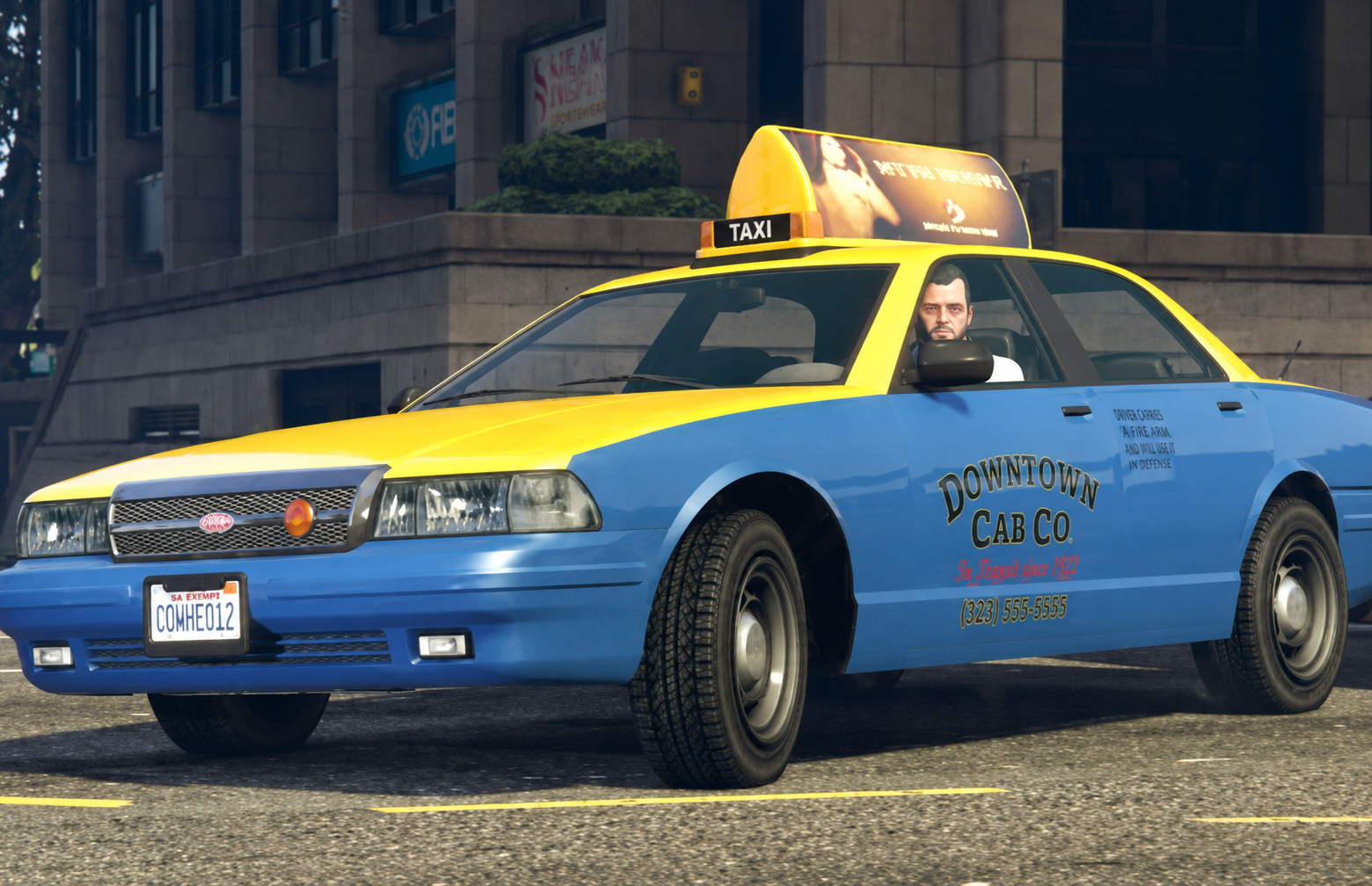 Stanier Taxi - Service image 1 of 5 in GTA 6