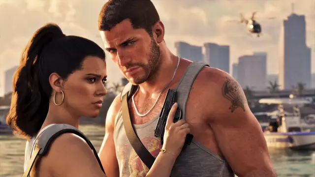 GTA 6 official screenshot — Jason & Lucia 01