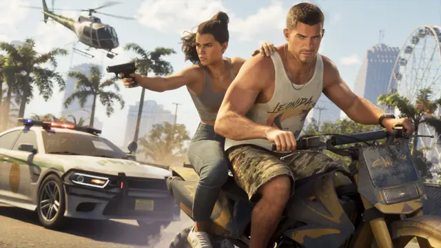 GTA 6 official screenshot — Jason & Lucia 09