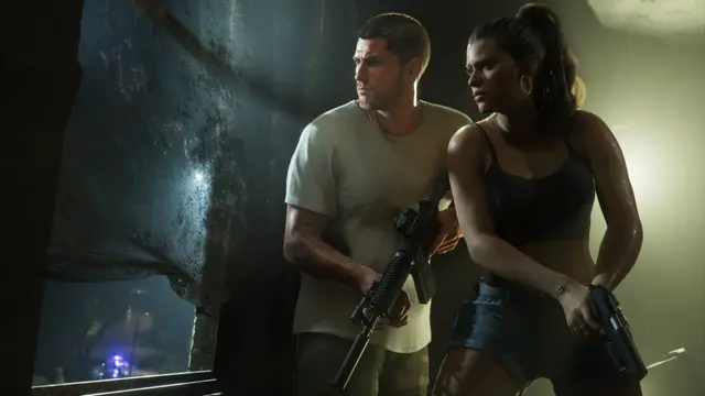 GTA 6 official screenshot — Jason & Lucia 12