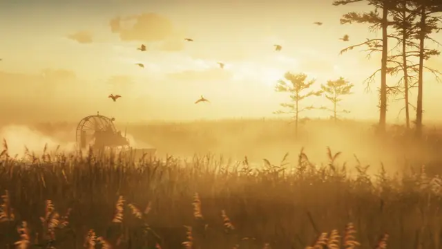 GTA 6 official screenshot — Trailer 1 · 0:19 — Airboat / Fanboat