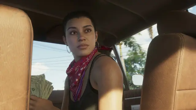 GTA 6 official screenshot — Trailer 1 · 1:03 — Lucia Caminos