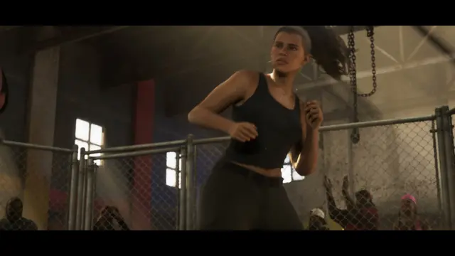 GTA 6 official screenshot — Trailer 2 · 1:55 — Lucia Caminos