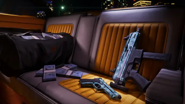 GTA 6 official screenshot — Vintage Vice City Pack · Weapon Pattern 01
