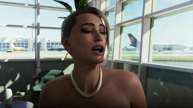 GTA 6 official screenshot — An Extended Look · 19:30 — Airport terminal