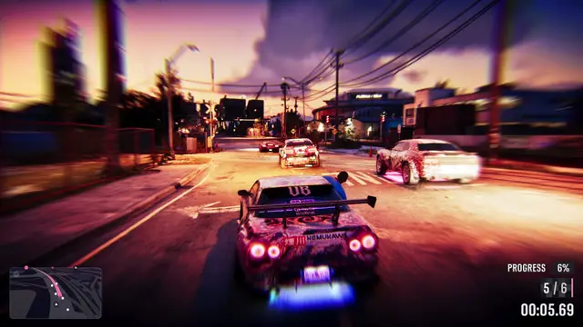 GTA 6 official screenshot — An Extended Look · 20:22 — Street race HUD