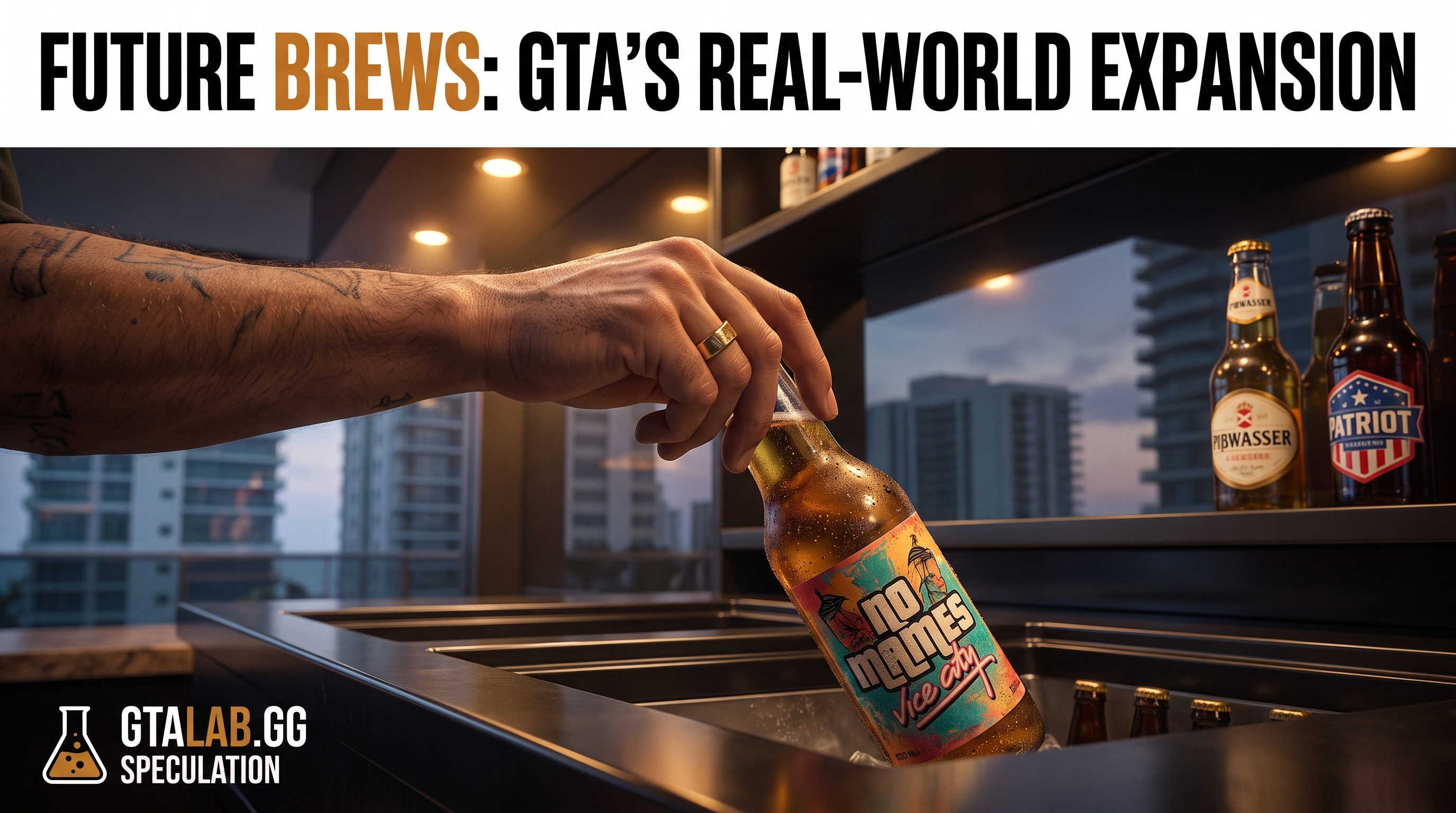 Las Marcas de Cerveza de GTA 6 Se Hacen Reales: Dentro de la Estrategia de Expansión de IP de Rockstar