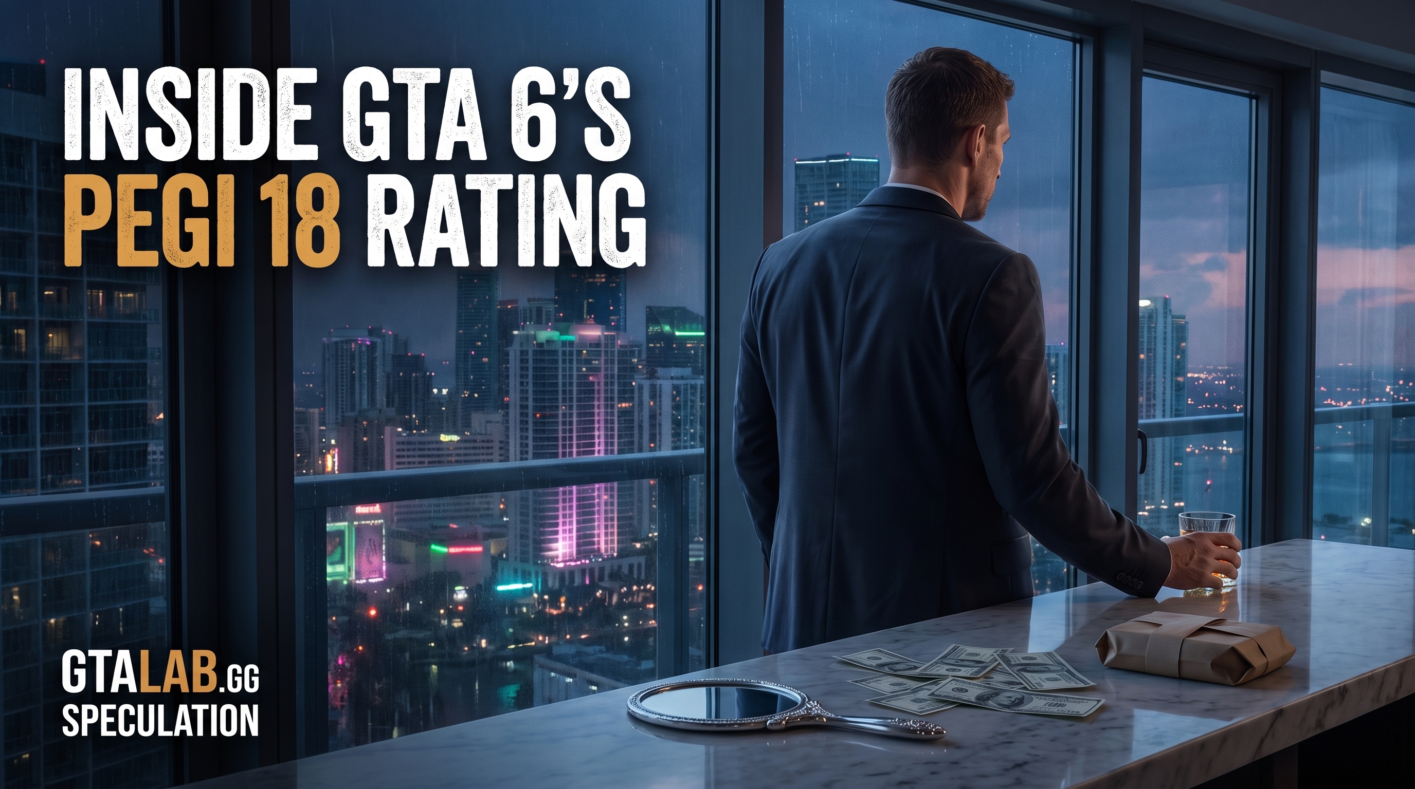 GTA 6 PEGI 18 Rating Explained: Decapitation, Sex, and Cocaine
