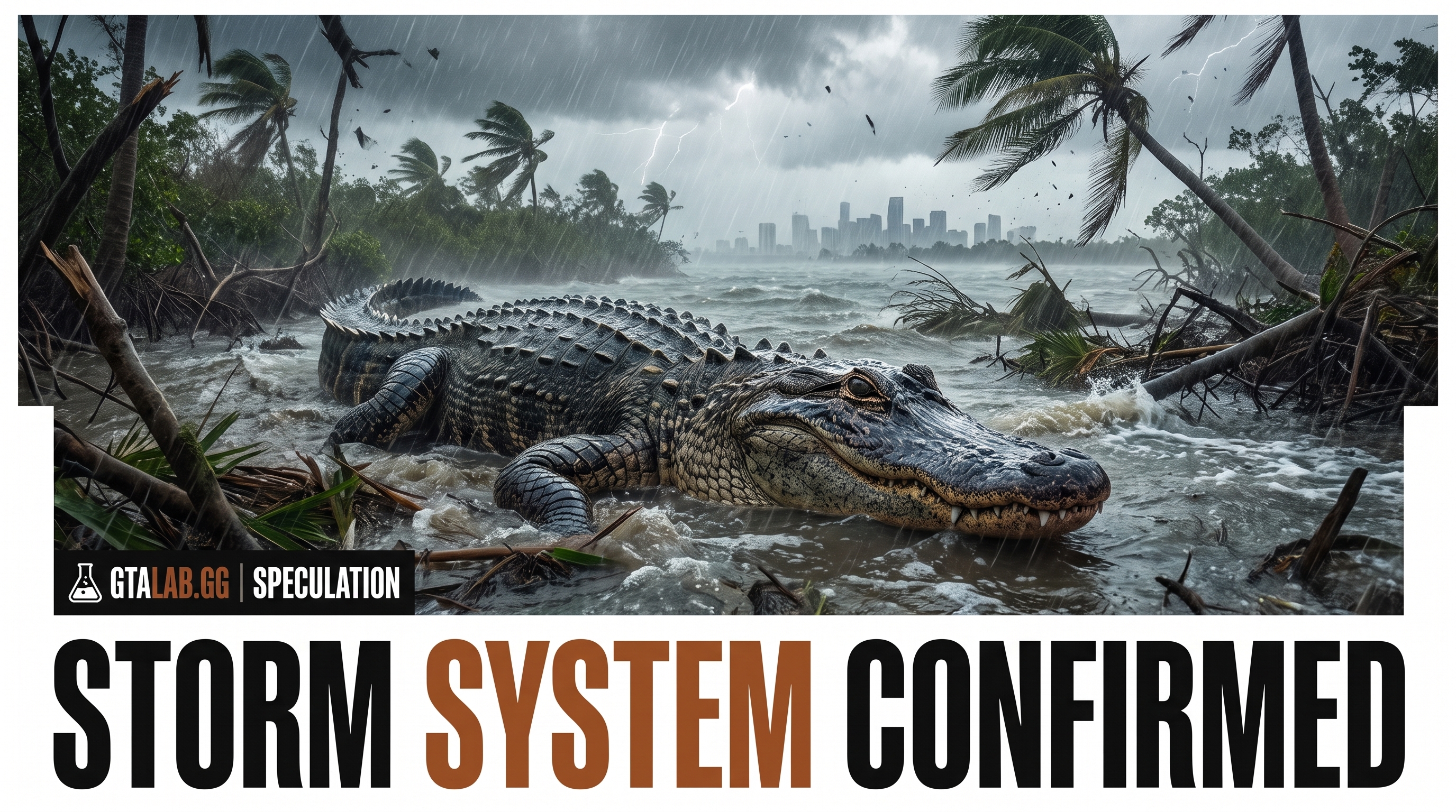 Sistema Climático de GTA 6: Huracanes, 170 Animales y Seis Regiones Confirmadas