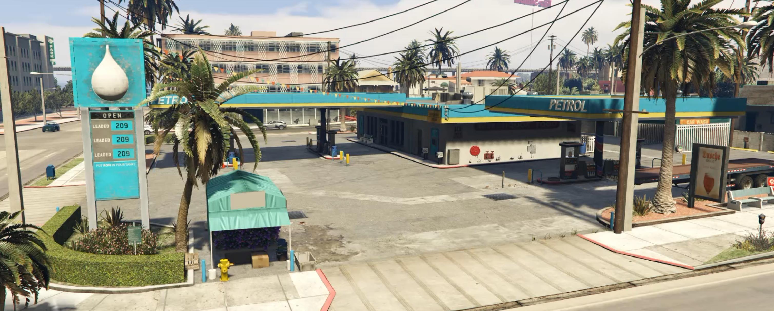 Xero Gas Station - Landmark image 1 of 2 in GTA 6