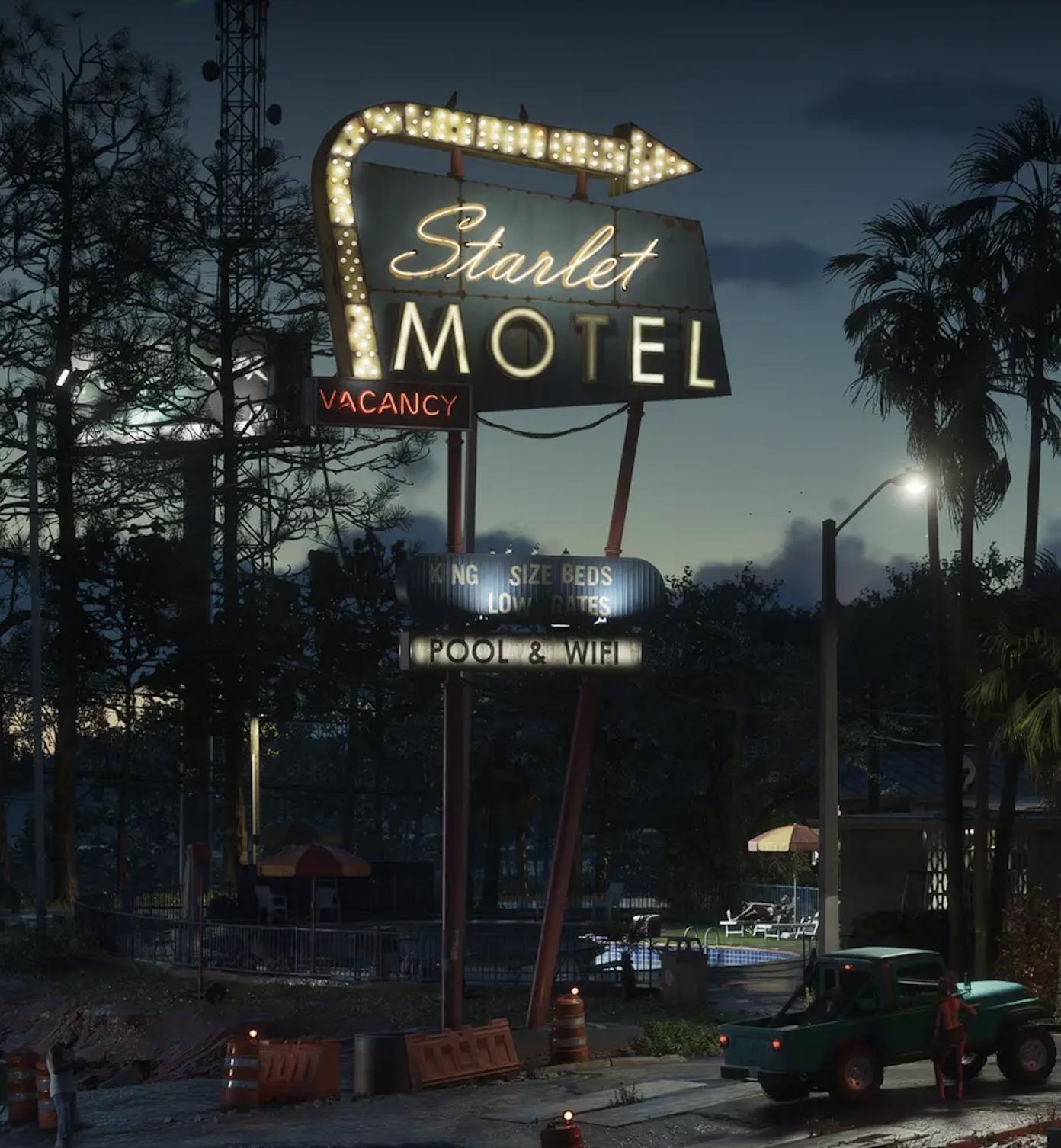 Starlet Motel Sign - Landmark image 1 of 2 in GTA 6