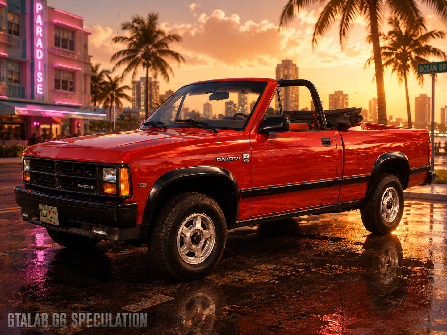 Dodge Dakota Convertible - Vehicle image 1 of 2 in GTA 6