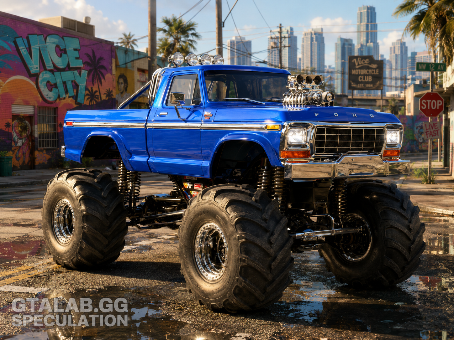 Ford F-Series Monster Truck - Vehicle image 1 of 2 in GTA 6